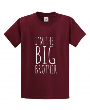 I'm The Big Brother Classic Unisex Kids and Adults T-Shirt For Fiction Book Series Lovers